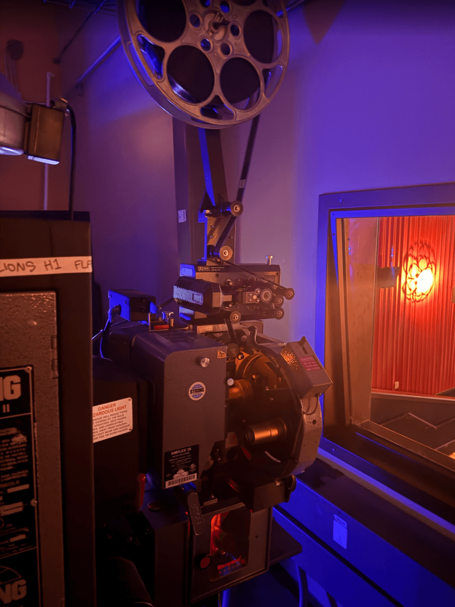 35mm projection booth